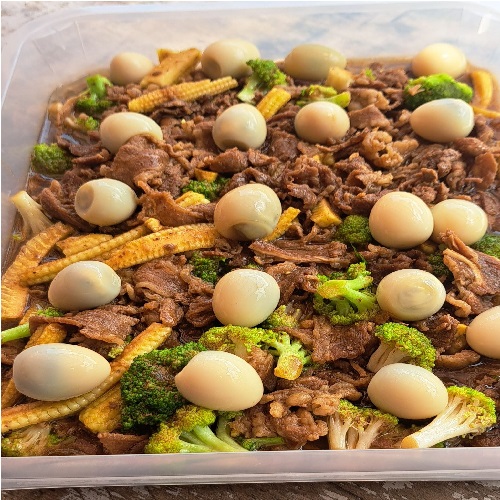 Beef Tapa with Brocolli and Eggs
